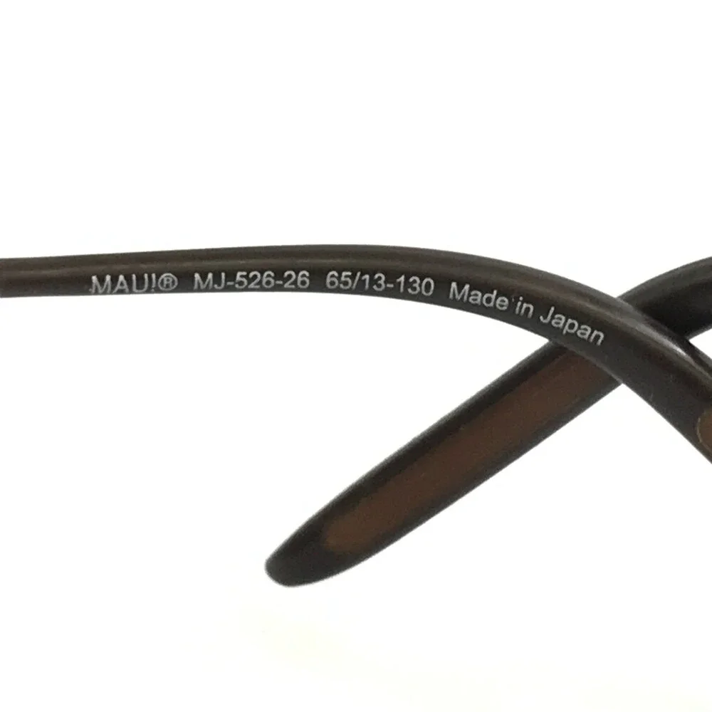 Maui Jim Sunglasses OLOWALU MJ-526-26 Rootbeer Copper Frames w HCL Bronze Lenses